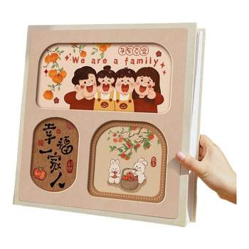 A family of three/four photo albums can be installed 1,000 photos