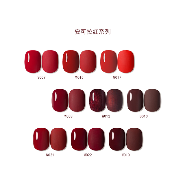 UNNA Anchor Red Nail Polish Gel Stunningly Whitens