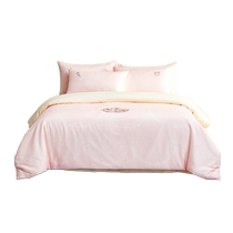 Mercury Childrens Melody 60-count long-staple cotton set maternal and infant Class A antibacterial three- and four-piece bedding set debuts