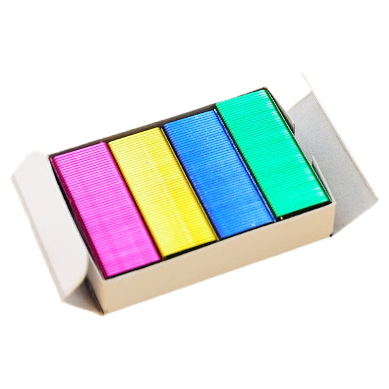 Deli colorful universal unified 10# staples