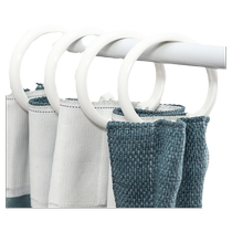 Bath Curtain Hook Ring Live Buttoned Curtain Ring RING BATH CURTAIN ROD WITH OPENING LARGE ROUND RING BATHROOM PARTITION CURTAIN BATH accessories
