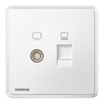 Siemens Jingyue TV plus computer panel network cable Category 6 network port network socket wired network two-in-one tv