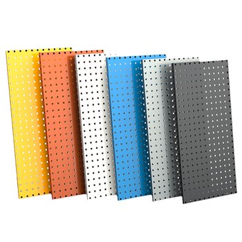 Customized hole display rack hanging panel kitchen wall
