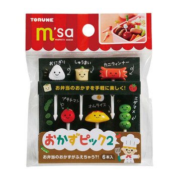 Japanese m sa children's fruit forks are safe and don't hurt your mouth