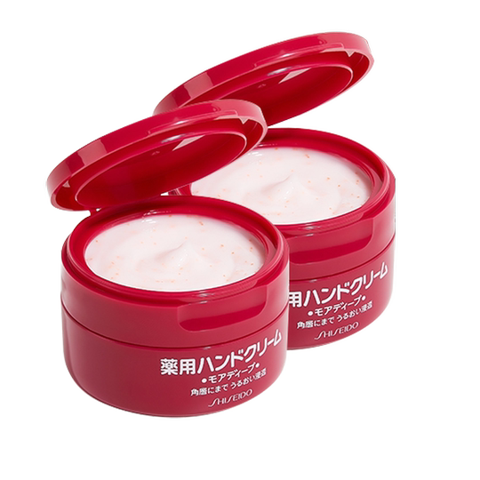 【自营】资生堂护手霜美润尿素红罐100g*2滋养补水润手霜