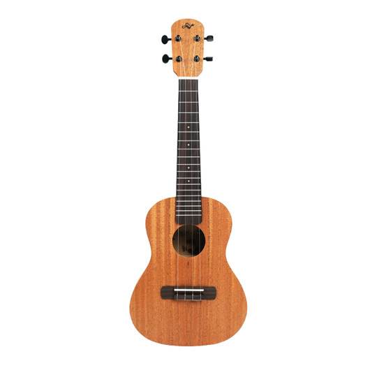 TOM ukelele básico de madera contrachapada de caoba de 23 pulgadas