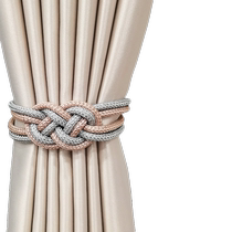 Curtain straps light luxury simple modern curtain buckles high-end magnet tie straps creative Chinese knot lanyard decoration