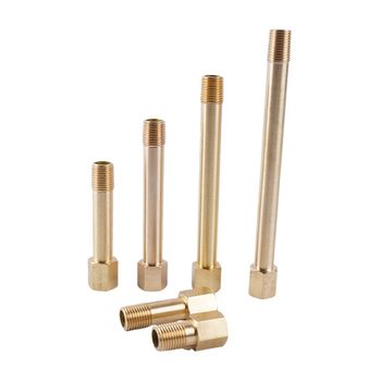 Quick connector for copper pipes with inner and outer wire extension molds