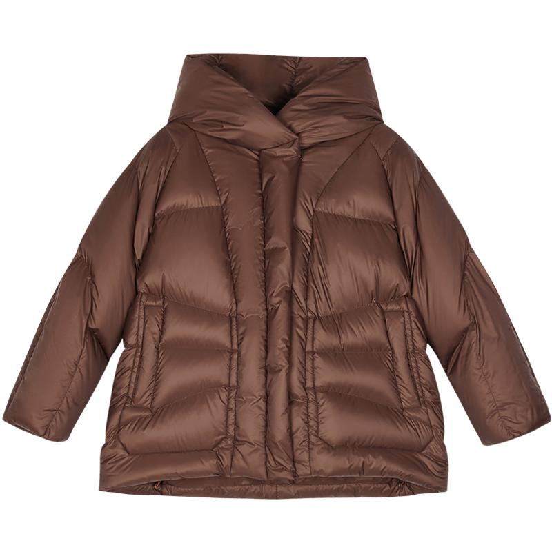 Jiangnan Buyi children's hooded goose down jacket 95 white goose down