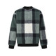 MRCYC mohair color-blocking pullover sweater men's winter loose warm top Korean trendy round neck knitted sweater
