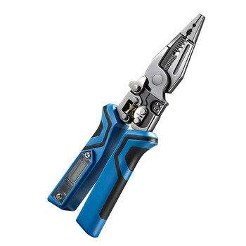 Intelligent digital display chrome vanadium steel wire stripping pliers are anti-slip and wear-resistant