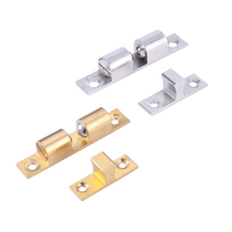 Wardrobe door small copper bead buckle door lock magnetic bumper magnet magnetic cabinet door suction door clip lock door bumper