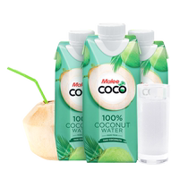 (Autonome) eau de noix de coco Thai Malee 100% jus NFC boisson au jus de noix de coco pour les femmes enceintes grande bouteille importée