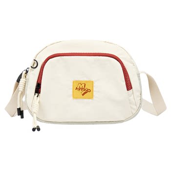Hot contrast color crossbody bag outdoor lightweight commuting bag