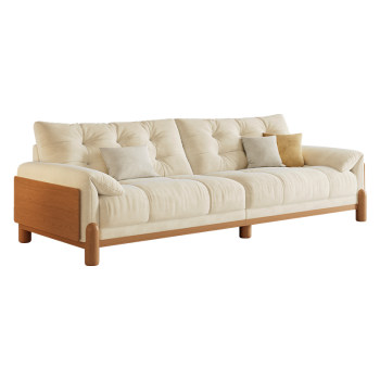 Japanese style log-wind elephant ear fabric living room sofa Japanese style log-wind elephant ear fabric living room sofa