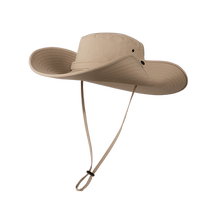 Western cowboy hat fisherman hat womens outdoor hiking hat mens fishing sun protection hat anti-UV hiking sunshade hat