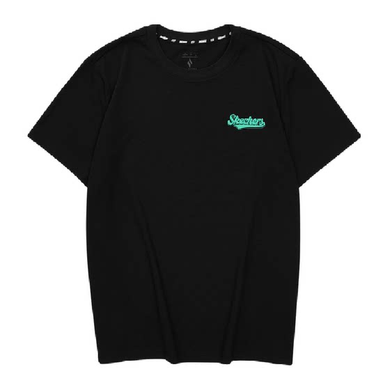 
Skechers short-sleeved men and women's couples with loose round neck T-shirt quick-drying top