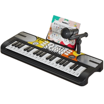 37-key childrens electronic keyboard toy with microphone girls beginners entry-level musical instrument babys multi-function piano can be played