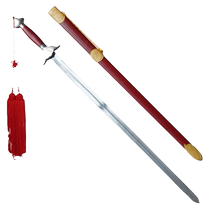 Tai Chi Sword Womens Dance Soft Sword Morning Practice Semi-Hard Sword Unedged Martial Arts Performance Sword Competition Costume Props Sword