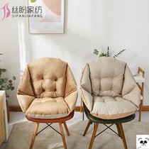 High-end cushions back cushions integrated waist cushions thickened plush office student rattan chairs dining chairs computer backrests