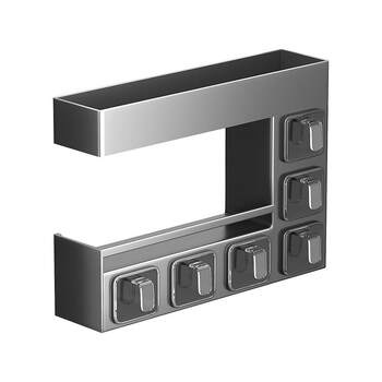 Jiabangshou kitchen seasoning rack wall-mounted without hole punching