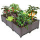 Special attic space-saving vegetable growing tool on extra large roof