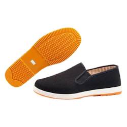 Purely Handmade Thousand-Layer Sole Old Beijing Cloth Shoes for Men, Casual Shoes with Soft Soles, Lightweight and Comfortable Soft-Soled Shoes for Middle-Aged and Young Men