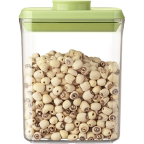 Button Press Seal Press Seal Green Green Pot Suit Five Grain Cereals Containing Box Tea Leaf Jars Gift Kit