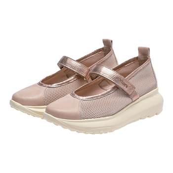 Wonders ultra-light thick-soled velcro round toe shoes