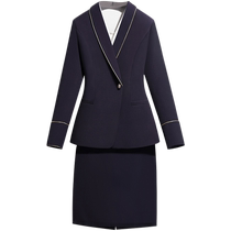Career Suit Women 2024 Spring Autumn Suits Jacket Pink Fashion Minus Age Sales Office Positive Dress Company White Collar Interview