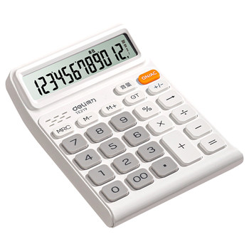 Deli large screen voice calculator for office accounting