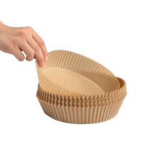 Air fryer special paper white household oven barbecue silicone paper bowl tin paper plate food grade oil-absorbing paper pad