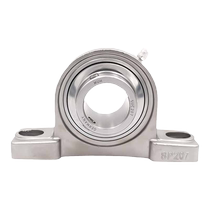 Imported stainless steel outer spherical bearing with seat SUCP204 205 206 207 208 209 bearing seat 210