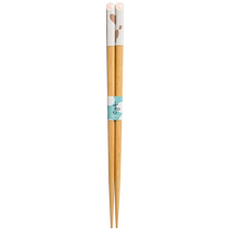 (Самостоятельное управление) Симпатичные палочки для еды из цельного дерева с кошачьим принтом импортированные из Японии подарки для пар в японском стиле пара палочек для еды мягкие и милые подарки