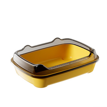 Cat litter box large anti-splash high fence sand box