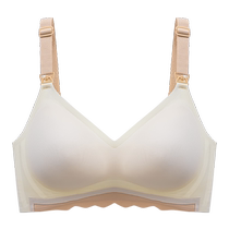 Lactation underwear anti-sagging and postpartum breast-feeding special collection of breast-free pregnant woman bra thin bra with large breasts