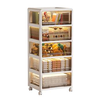 Integrated drawer storage cabinet