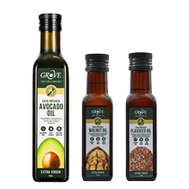Grove imported from New Zealand avocado oil walnut oil flaxseed oil baby and childrens food supplement oil