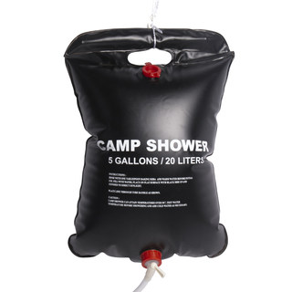 Outdoor camping shower bag portable solar outdoor