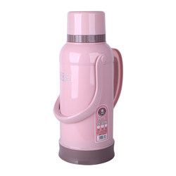 Household ordinary thermos large thermos leather plastic shell thermos boiling water bottle student dormitory 3.2 liters