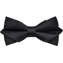 Heilan House Silk Bow Tie Mens 2024 New Mulberry Silk Gift Box Black Business Banquet Shirt Accessories