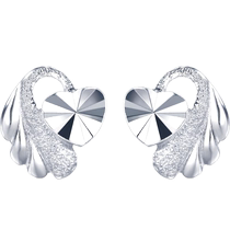 Semaine Pt950 Platine Boucles de platine Accessoires de platine Accessoires White Gold Ornament Femme Bijoux Cadeau 35687E