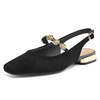 Daphne elegant sandals fashionable and versatile flat bottom