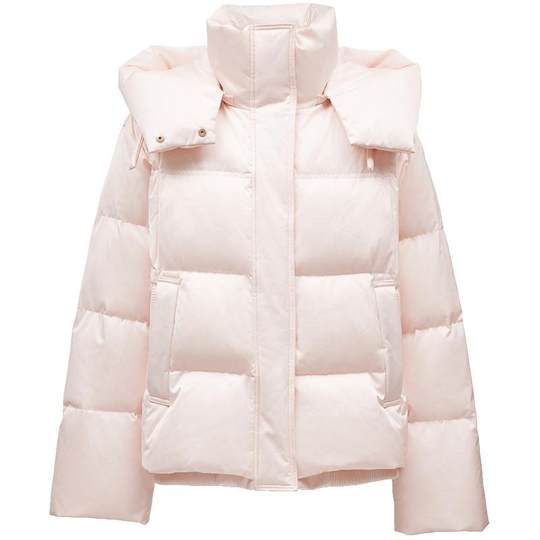 【爆款】ONLY2025冬季新款90白鸭绒蓬松云朵光泽感宽松连帽羽绒服