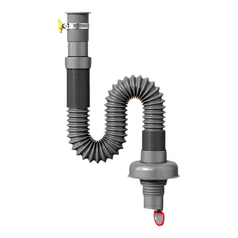 Retractable wash basin drain pipe