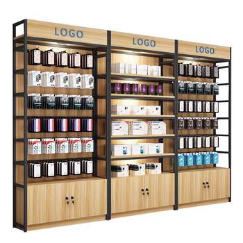 Mobile phone accessories display rack hook display cabinet