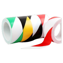 Warning tape PVC black and yellow zebra crossing warning landmark stickers floor colored parking markings wholesale whole box