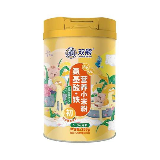 Fideos de arroz con aminoácidos Shuangxiong Fideos de mijo de 6 meses