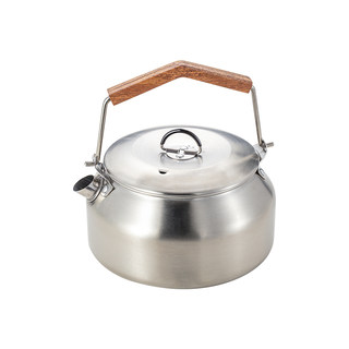 304不锈钢户外便携烧水壶露营泡茶壶卡式炉明火煮水野营锅具套装