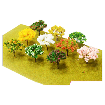 10 kinds of architectural sand table model tree wire flower tree